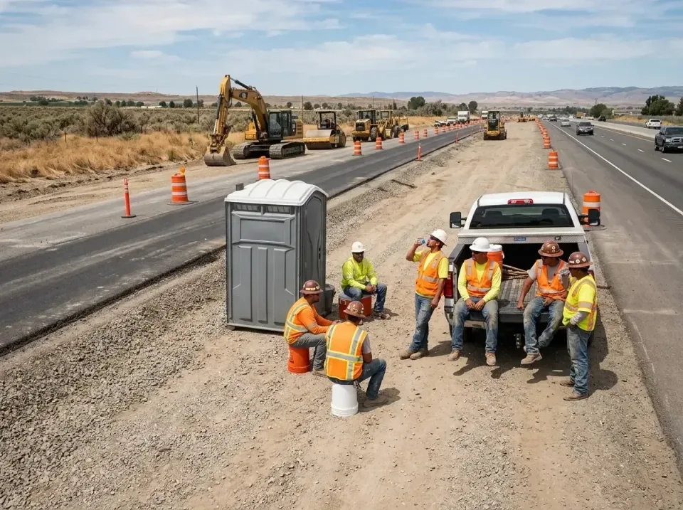 highway-road-construction-crew-007 — frequently asked questions, Porta Potty and Restroom Rentals in Berkeley, CA